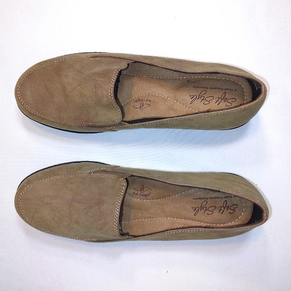NWOT Softstyles 'Jaylene' Oxford style loafer in Walnut faux nubuck Size 6 - Picture 6 of 12